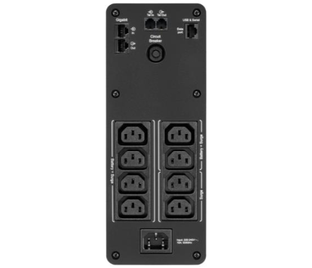 APC BR1200SI UPS Back ProBR 1200 VA/720 W 6+2xC13, AVR, LCD - 703311 - zdjęcie 3